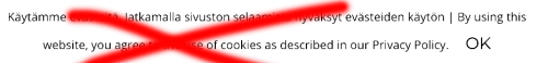 evästeilmoitus vanha